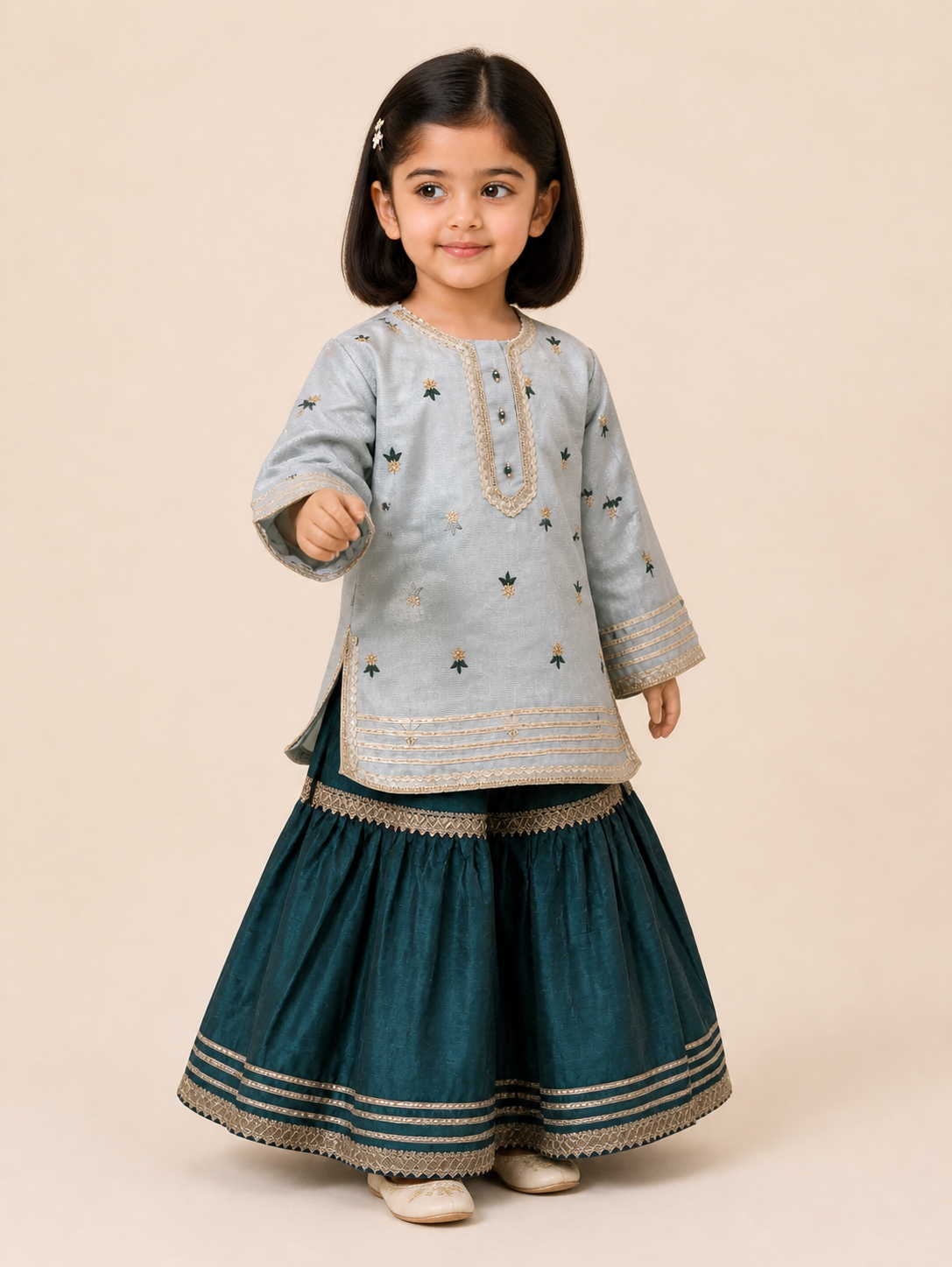 Kurti, Skirt & Dupatta Set