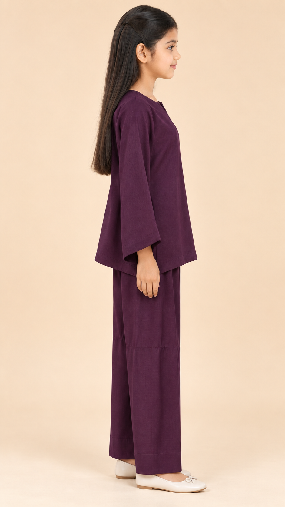 plum Kurti & Plazo Co-ord Set
