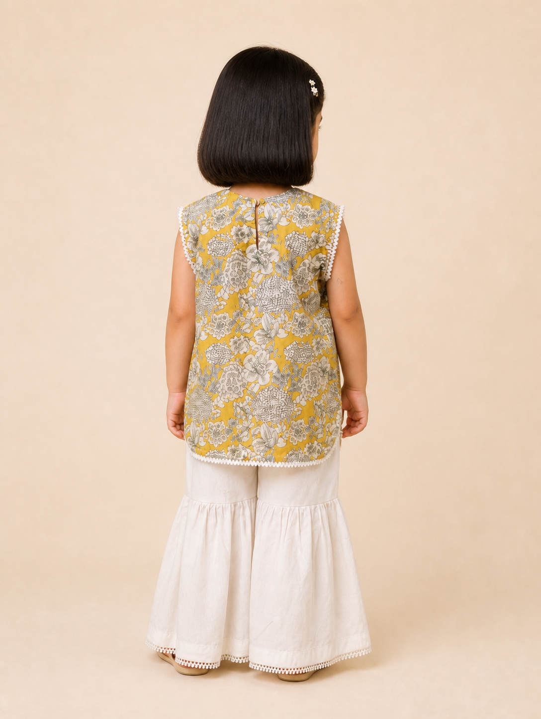 Printed Kurti, Gharara & Dupatta