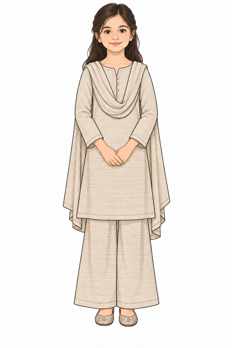 BANO Girls Winter collection illustration
